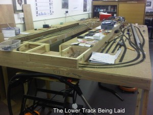 Lower Track Being Laid